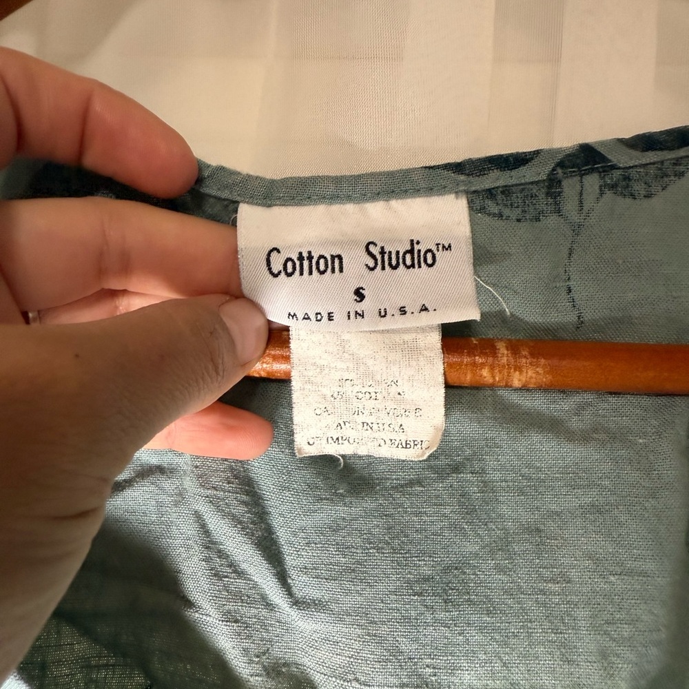 Cotton Studio Blue Top